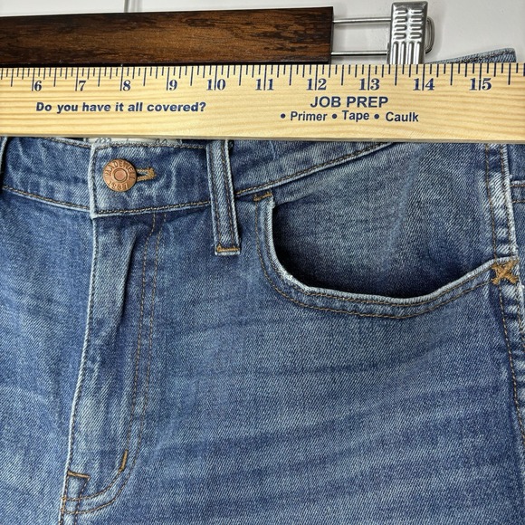 Madewell Jeans 31x26 High Riser Demi Boot 10" Western Blue Denim Raw Hem 2015 - Picture 5 of 12